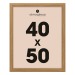cadre photo mdf alix 40x50 dis, marron cadeau d’entreprise