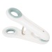 Pince linge x24 rubber ronde, blanc cadeau d’entreprise