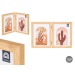 cadre photo en bambou double effet 15x20 cadeau d’entreprise