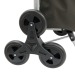 chariot 6roues alu verre cire, vert kaki, poussette à marché ou cabas à roulettes publicitaire