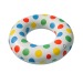 Bouée gonflable géante ronde à pois 91cm multicolore cadeau d’entreprise