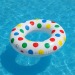 Bouée gonflable géante ronde à pois 91cm multicolore cadeau d’entreprise