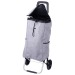 Chariot de courses avec sac, gris, 40 l cadeau d’entreprise