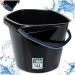 Seau en plastique noir 14L cadeau d’entreprise