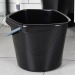 Seau en plastique noir 14L cadeau d’entreprise