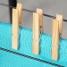 Pinces à linge en bambou 100 pièces cadeau d’entreprise