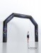 Grande arche gonflable noire 6,5x4,5m - Impression sur velcro cadeau d’entreprise