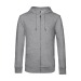 Sweat capuche zippé organique, Textile B&C publicitaire