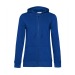 Sweat capuche zippé organique femme cadeau d’entreprise