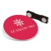 Badge plastique ps avec aimant cadeau d’entreprise