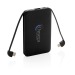 Batterie de secours 5.000mAh avec câble intégré, accessoire de téléphone portable et smartphone publicitaire