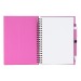 Bloc-notes à spirales en papier recyclé avec stylo à couverture rigide cadeau d’entreprise