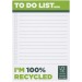 Bloc-notes A6 recyclé Desk-Mate®, bloc-notes publicitaire