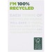 Miniature du produit Bloc-notes personnalisable 50 feuilles a7 recyclé desk-mate® 1