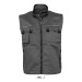 Bodywarmer de travail polycoton 240g/m², Bodywarmer ou veste sans manches publicitaire