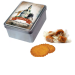 Boîte à sucrette avec caramels au beurre salé ou grand sablé cadeau d’entreprise