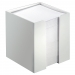 Boîte pour mémos Cube, conteneur porte bloc-notes et feuilles de papier publicitaire