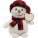 Bonhomme de neige en peluche "Johann" cadeau d’entreprise