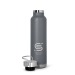 Bouteille gourde isotherme double-paroi inox 65 cl, bouteille isotherme  publicitaire