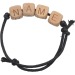Bracelet alphabet en bois cadeau d’entreprise