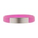 Bracelet silicone avec plaque, bracelet en silicone publicitaire