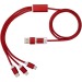 Câble de charge 5-en-1 Versatile, cable iphone ipad et mac publicitaire