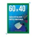 Cadre affichage Clic-clac mural 60x40cm vert cadeau d’entreprise