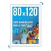 Cadre affichage Clic-clac mural 80x120cm blanc cadeau d’entreprise