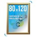 Cadre affichage Clic-clac mural 80x120cm or/gold cadeau d’entreprise