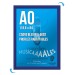 Cadre affichage Clic-clac mural A.0 bleu cadeau d’entreprise