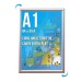 Cadre affichage Clic-clac mural A.1 (840x594mm) cadeau d’entreprise
