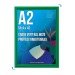 Cadre affichage Clic-clac mural A.2 vert cadeau d’entreprise
