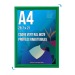 Cadre affichage Clic-clac mural A.4 vert cadeau d’entreprise