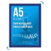 Cadre affichage Clic-clac mural A.5 bleu cadeau d’entreprise