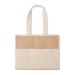 Sac shopping en toile et jute, Sac en toile de jute publicitaire