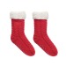 CANICHIE - Paire de chaussettes Taille M, botte de Noël et chaussette de Noël publicitaire