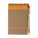 Carnet à spirale en carton et papier recyclés, carnet à spirales publicitaire