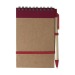 Carnet à spirale en carton et papier recyclés, carnet à spirales publicitaire