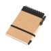 Carnet à spirale recyclé avec stylo cadeau d’entreprise