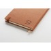 Carnet A5 ligné en PU recyclé, Carnet à couverture rigide publicitaire
