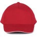 Casquette 5 pans sandwich contrasté, Casquette - les meilleures ventes -  publicitaire
