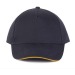 Casquette 5 pans sandwich contrasté cadeau d’entreprise
