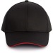 Casquette sandwich contrasté 6 panneaux Oeko-Tex cadeau d’entreprise
