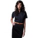 Chemise en popeline femme manches courtes Russell Collection cadeau d’entreprise