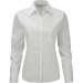 Chemise en popeline pur coton femme manches longues Russell Collection, Textile Russell publicitaire