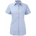 Chemise Femme Manche Courtes à Chevrons Russell Collection cadeau d’entreprise