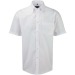 Chemise manches courtes homme sans repassage  Russell Collection, Textile Russell publicitaire