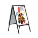 Chevalet trottoir Cadro-Clic A2 noir cadeau d’entreprise