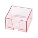 Support bloc papier papier 89x89x77mm, conteneur porte bloc-notes et feuilles de papier publicitaire