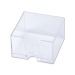 Support bloc papier papier 89x89x77mm, conteneur porte bloc-notes et feuilles de papier publicitaire